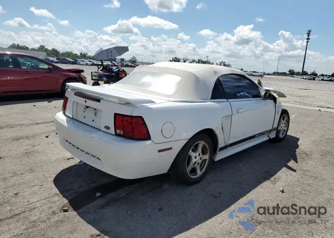 2002 Ford Mustang из США, поврежденный, VIN 1FAFP44422F112573